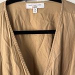 Sweet Baby Jamie Wrap Midi Dress Tiered Casual Flowy Khaki Size M Tan Size M Photo 5