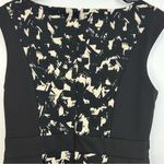 London Times Black & White Abstract Peplum Pencil Shift Dress Size 6 Photo 10