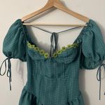 Lucy in the Sky Sunny Chiffon Plaid Fit and Flare Dress Photo 5