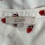 Loft  Floral Button Up Tank Top Photo 4
