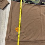 Simply Southern Gray and Camouflage Colorblock Sweatshirt Size M Photo 2