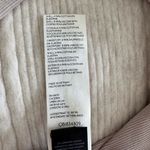 Maeve Anthropologie Faux Leather-Inset Pullover Stone Color size M Photo 10