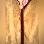 Salvatore Ferragamo NWT  Made In Italy, Suede Leather Lambs Shearling Jacket Photo 8