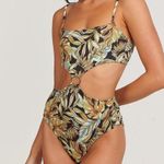 Charlie Holiday Devin One Piece Swimsuit Tropical Palm Swimwear Size Small Photo 7