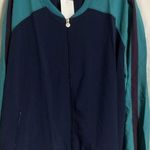 Cherokee Navy Blue Scrubs Infinity Warm Up Jacket Size 5XL Antimicrobial Photo 0