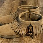 Minnetonka CONCHO FEATHER SIDE ZIP BOOT - Camel - Size 7 Photo 5