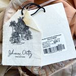 Johanna Ortiz Palms Pontoon Strapless Wrap Midi Dress Sand Ecru 2 NWT Tan Photo 6