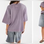 Free People NWT We The Free Perfect Oversized Tee - plum ash purple - small Photo 3