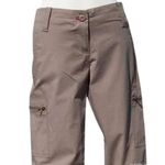 Cache  Cocoa Cargo Zipper Pockets and Legs Pant Jean Detail Stitching $98 NWT New Photo 0