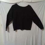 Amuse Society  women's sweatshirt black size small Photo 3