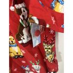 Nick & Nora New  Reindogs Christmas Nightgown Dog Pajamas Large Sleep Shirt Red Photo 4