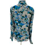 Equipment  Daria paisley-print blouse bow tie sz M Photo 6
