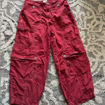 Urban Outfitters  Red Cargo Pants☁️ Photo 0