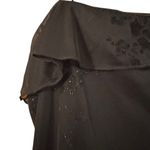 Byer Too! Y2k 90's vintage strappy dress with floral glitter S see measurements Black Photo 2