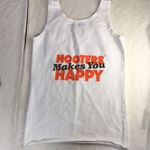 Hooters B42 Authentic  White Tank Size XS 🧡 Photo 3