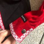 “Mo” Betta by Westmoore MNFG Vintage Western Button Up Blazer Blouse Size Small Red Photo 6