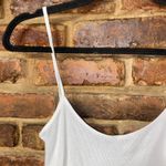 Ninety Percent White Organic Cotton Ribbed Camisole Tank Top Women's Size Small Photo 2