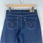 Levi's 512 Perfectly Slimming Jeans Stretch Dark Wash Denim High Rise Crop Size 8 Photo 6