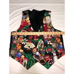 Christmas Vest M/L Nutcracker Gingerbread Holiday Festive Party Vintage Novelty Red Size undefined Photo 4
