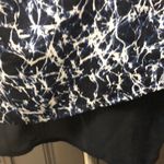 Michael Kors Womens Cold Shoulder Tie Belt Shift Dress Blue Photo 8