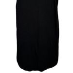 J.Crew  Sleeveless Tank Curve Hem Midi Cover Up Casual Dress Round Neck L Black Photo 5