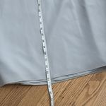 Revelry Strapless Chiffon Gown Sz 4 Light Grey Bridesmaid Formal Dress Gray Photo 7