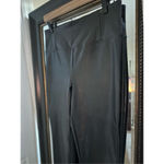 Badgley Mischka  Faux Leather Straight Leg Pants Size‎ Medium Black Photo 1