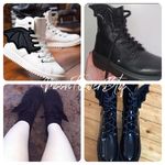 Black Shoe Bat Wings Photo 1