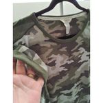 Lucky Brand Women's XS Camouflage Print Short Sleeve Crew Neck T-Shirt Top Photo 3