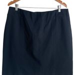 J.Jill  Women Pencil Skirt L Black Ponte Stretch Pull On Casual Travel Cruise Photo 2