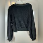 True Religion  Black Velvet Sweatshirt Photo 4