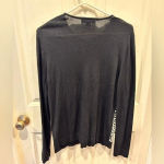 August Silk  Heritage Black‎ Leopard Cardigan size XL Photo 3