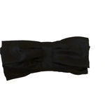 New Black satin formal coquette Bow purse evening bag. , clutch Photo 11