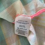 Holding Horses  Womens 0 Anthropologie Blue Plaid Cotton Tunic Top Oversized Photo 4