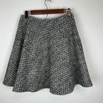 Prada Womens Flare A-Line Gray Wool Tweed Skirt Size US 6/ IT 42 Classic Preppy Photo 0