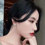 Crystal Tassel Pearl Beaded Stud Drop Earring Gold Photo 5