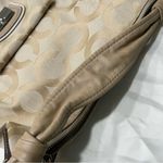 Coach Hobo Tan Shoulder Bag Signature Monogram Light Khaki Sand Lavender Photo 11