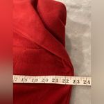 L.L. Bean Size XL Dark Red Mock Neck Quarter Zip Pullover Fleece Top Zip Pocket Photo 5