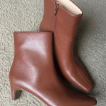 Loft  Brown Kitten Heel Ankle Boots Photo 0