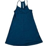 Women's Black Jersey Knit Keyhole Sleeveless Stretch Mini Dress Size Small Photo 9