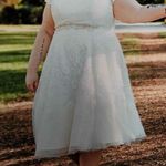 David's Bridal David’s Bridal tea length wedding dress size 24 unaltered Photo 1