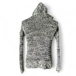 Hollister Black White Speckled Knit Hoodie Sweater Pullover XS Photo 1