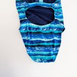 [Sporti] Wide Strap Blue Deepwater Racerback Competition Swimsuit NWT Size 40 Photo 6