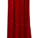 A WILD THYME Maxi Dress Women Size 6 Red Floral Hawaiian Island Beach Travel Photo 0