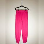 Sundry NWT High Waisted Cuff Joggers Pink Large Photo 41