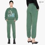 ANINE BING  Evan Jogger Pants Sz Medium Green Photo 1
