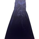 Vintage y2k early 2000s whimsigoth velvet dress Blue Size XS Photo 0