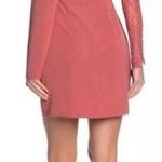 One One Six Lace Sleeve/ Cut Outs Dress Dusty Rose NWT Size Large Lined DL Photo 1