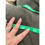 Source Unknown Vintage Y2K Brown Leather Belt Boho Oval Natural Stone Bronze Buckle Sz M Photo 2