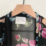 Helena Quinn  Kimono in Black Floral Print Photo 5
